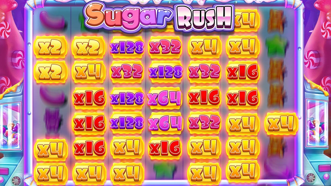 Sugar Rush 1000 free spins feature with sticky multipliers